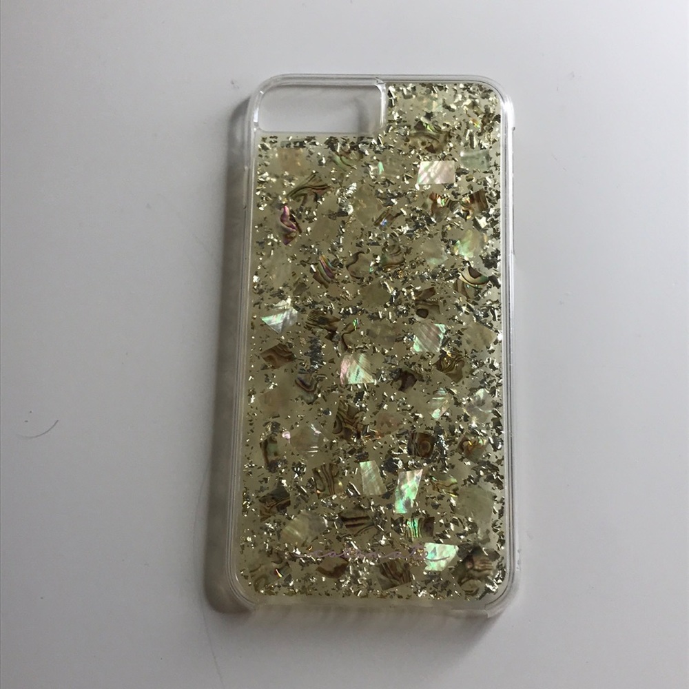 Gold Flaky Sparkle Case
